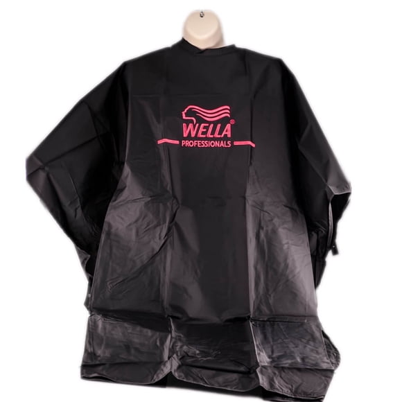 Cape Wella para colorear con broches en los brazos, color negro