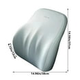 thumbnail image 3 of Automotive Headrest Lumbar Support Cushion, Foam Backrest for Car, Neck and Back Pain Relief, Ergonomic Driving Pillow for Comfortable Travel, Suitable for Most Car Seats, 3 of 6