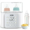 Baby Bottle Warmer, Bottle Sterilizer 9-in-1 Fast Food Heater & Defrost, Double Bottle Warmer with Appointment &Timer, 24H Accurate Temperature Control for Breastmilk & Formula BPA-Free/LCD Display