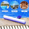 thumbnail image 3 of Cepillo de Plástico para Limpieza de Piscinas Zhivalor 25 Cerdas de Nailon Azul y Blanco, 3 of 5