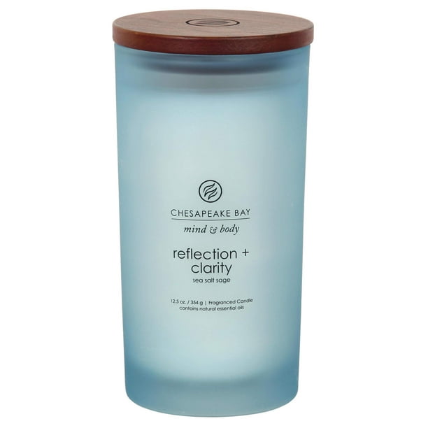 Chesapeake Bay Candle Scented Candle Reflection Clarity Sea Salt Sage Large Walmart Com