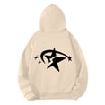 thumbnail image 7 of Valora Men Sweatshirt Men's Hooded Sweatshirt for Casual Style with European Embroidery Versatile Hoodie Cardigan Top for Men and Women Khaki M, 7 of 7