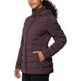 thumbnail image 2 of 32 Degrees Heat Women's Hooded 4-Way Stretch Jacket(Acai Berry Small), 2 of 8