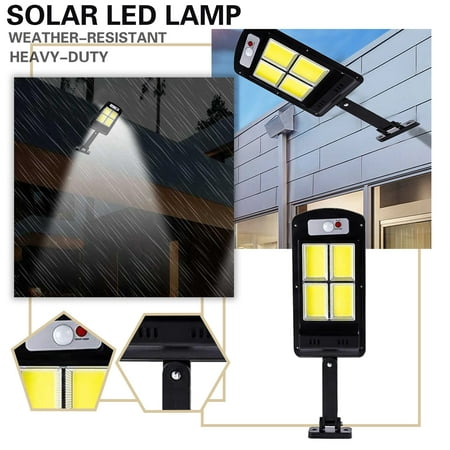 

Solar Led Lamp Weather-Resistant Rustproof Heavy-Duty Frame Bright Leds Led Light