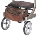 thumbnail image 3 of Drive Medical Rollator Nitro DLX Léger à Direction Facile Réglable, Champagne, 3 of 5