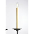 thumbnail image 7 of Living District Cohen 6-Light Mid-Century Metal Pendant in Black/Brass Finish, 7 of 7