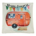 thumbnail image 2 of Happy Camper | Orange | Pillow Cover | Camper Decorations | Throw Pillow | Vintage Camper | Camper Gifts | Camper Decor | Gift Ideas, 2 of 2