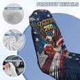 thumbnail image 5 of KUIFORTI Eagle 250 Years Car Seat Towel Cover Comfortable Front Seat Bucket Car Seats Protector for Yoga,Gym,Workout,Sports,Running,Camping and Beach Easy Installation, 5 of 6