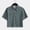 Army Green-02, variant on Mens Button Down Shirts with Pocket Casual Short Sleeve Plaid Shirts Fashion Breathable Tops for Summer Hawaii Party