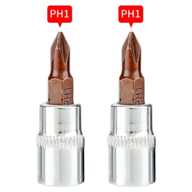 BTOER Screwdriver Bit Socket Drive Wrench Cross Screwdriver For Electrician Mechanic Bit 6 3mm Shank Repair Power Tool
