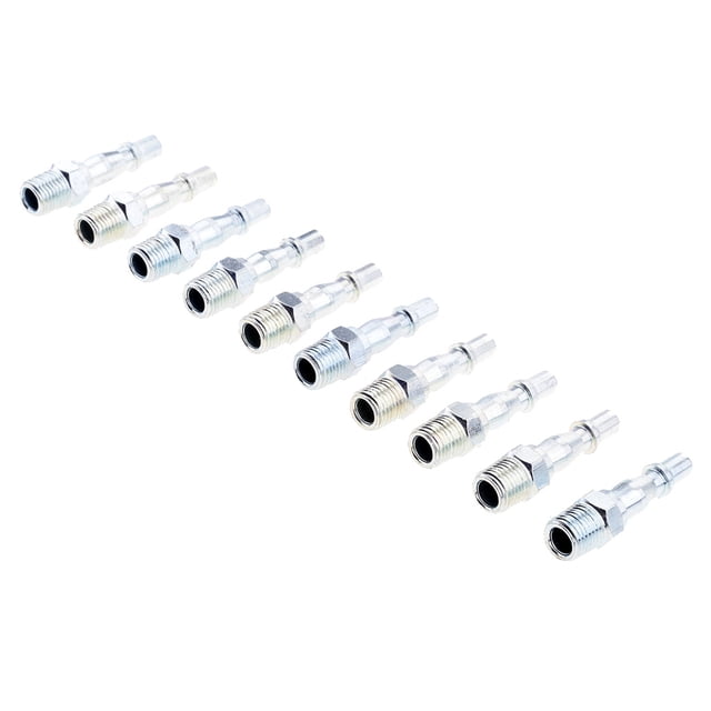 10pcs Conectores de Manguera de Línea Aire Liberación Rápida 1/4'' BSP Sunnimix Instalación de compresor de manguera de aire