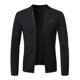 thumbnail image 1 of Gibobby Sueter hombre manga larga Suéter de algodón para hombre, cárdigan de manga larga con cuello en V, suéteres sueltos, ajuste de botones, ropa casual(Negro,M), 1 of 3