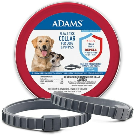 UPC: 0039079001809 | Adams Flea & Tick Collar for Dogs and Puppies  2 pack  Value Pack