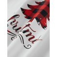 thumbnail image 6 of Christmas Family Pajamas Matching Set Long Sleeve Tops and Plaid Pants Set, 6 of 9