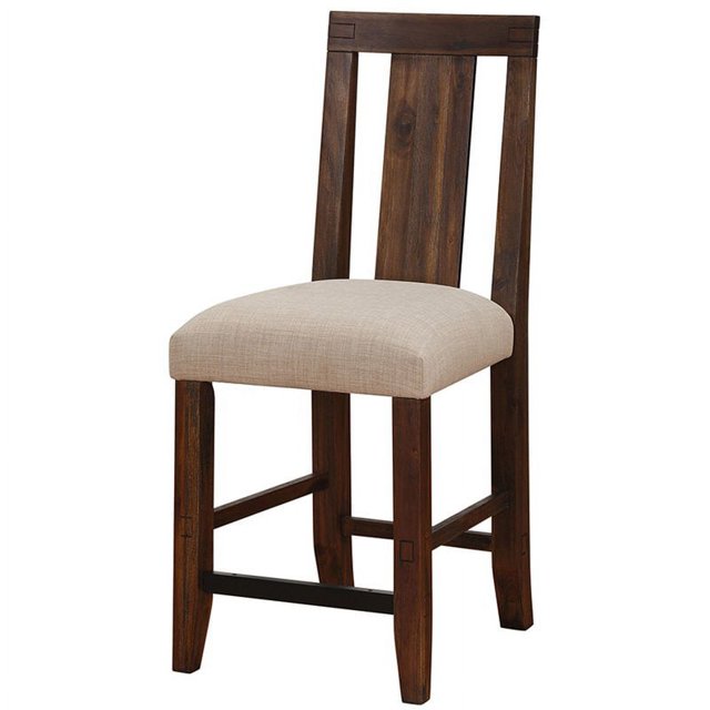 Modus Tabouret de Comptoir 24 Pouces en Brun Brique (Ensemble de 2)