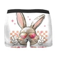 thumbnail image 3 of GDREDA Men's Easter Holiday Themed Mid Rise Briefs Soft Breathable Printed Swim Trunks Comfortable Underwear for Daily Wear Army Green,S, 3 of 3