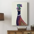 thumbnail image 5 of Pheasant in Blue Hat Premium Gallery Wrapped Canvas - Ready to Hang, 5 of 9