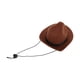 thumbnail image 2 of Sombrero de vaquero para mascotas, lindo y divertido sombrero de vaquero para perros, gatos, perros, fiestas, festivales, uso diario, marrón, 2 of 5