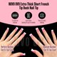 thumbnail image 2 of Nail Tips NOVO OVO Short Duck French Tips, prensador de punta francesa, color rosa, 240, 2 of 7