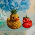 thumbnail image 5 of Whimsical Fruit-Themed Duck Figurines, Playful & Charming Decor, Adorable Fruit Ducks Decoration, Creative Fruit Themed Duckies Ornaments, Unique Rubber Duck Desktop Ornament(All), 5 of 7