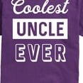 thumbnail image 2 of Instant Message - Coolest Uncle Ever - Men's Short Sleeve Graphic T-Shirt, 2 of 5