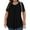 A-Black, variant on Womens Plus Size Tops Tunic Short Sleeve Crew Neck Shirts Casual Soft Blouse 1X-5X
