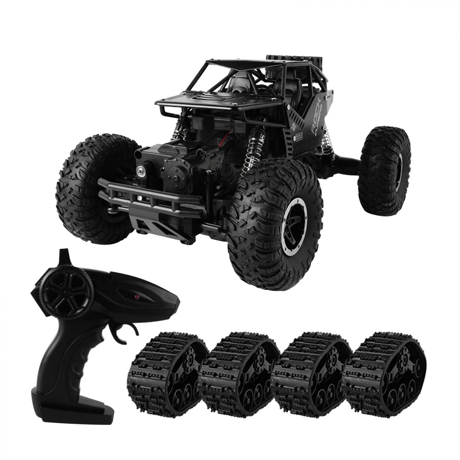 EQWLJWE Remote Control Car, 2.4GHz 4WD All Terrains Electric Toy Off
