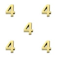 thumbnail image 1 of maskred House Numbers for Outside Simple Style Numerical Signs Sign Exquisite Number Mark Accessories Number Mark Marking Accessory Number 4 5PCS, 1 of 6