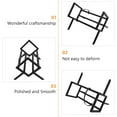 thumbnail image 3 of OULII Vinyl Display Album Record Display Rack Iron Black Chic and Modern 1Pack, 3 of 8