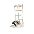 thumbnail image 2 of Lanvin Paris Gladiator Bow Nude Sandal Low Block Heel Strappy Dress Sandals (Nude, 8), 2 of 3