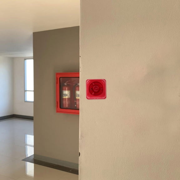 ELAYARD Easy Install Sound and Light Warning Alarm with Loud Siren for Home