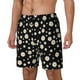 thumbnail image 1 of Balery Daisy Bañador para hombre, shorts de playa de secado rápido con entrepierna y forro de compresión-Large, 1 of 6