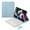Blue, variant on MATN Retro Keyboard and Mouse Combo compatible with iPad 10.2'' (7th & 8th Generation) - Touch Case Included