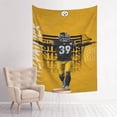 thumbnail image 1 of Tapiz decorativo de pared personalizado del equipo Steelers, 29 x 37 pulgadas (vertical), tapiz decorativo para colgar en la pared para la mesita de noche, 1 of 8