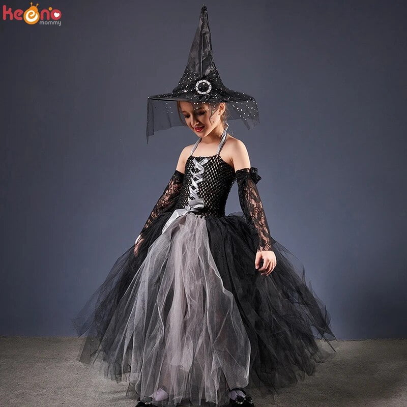 Disfraz De Bruja Para Niños W Widmann - Incluye Vestido Y Sombrero, Ideal Para Halloween Y Carnaval