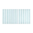 thumbnail image 2 of Haosy Water Blue and White Stripes Bathroom Rugs Non Slip Absorbent Soft Plush Quick Dry Bath Mat, 39"x20", 2 of 8