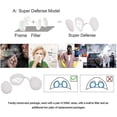 thumbnail image 2 of Invisible Nasal Filter Ultrabreathable Nasal Filters Nasal Filters Nose Plugs For Smells With Minihepa Filters Air Filtration From Pollen Dust Smoke S, 2 of 2