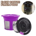 thumbnail image 4 of Reusable Coffee K-cup Filter Baskets, Universal Fit K-cup Reusable Coffee Pods Filters,Stainless Micro Mesh Refillable K Cups,Replacement for K-Cups,Eco-Friendly and Easy to Clean F4A0, 4 of 8