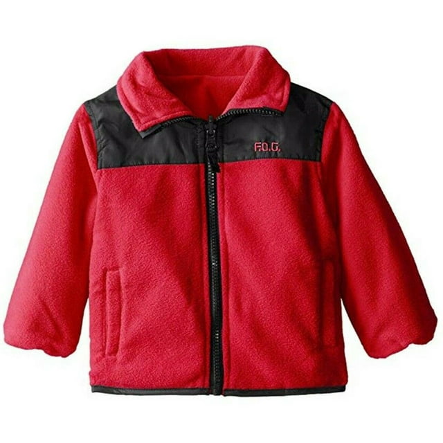 London Fog Boy's Red Children Reversible Fleece-to-Poly Jacket, Large (7)