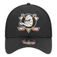 thumbnail image 2 of Men's New Era  Black Anaheim Ducks Logo 39THIRTY Flex Hat, 2 of 7