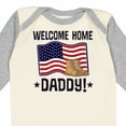 thumbnail image 4 of Inktastic Military Daddy Welcome Home Boys or Girls Long Sleeve Baby Bodysuit, 4 of 5