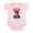 Petal Pink, variant on CafePress - JFK '60 Infant Bodysuit - Baby Light Bodysuit, Size Newborn - 24 Months