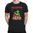 thumbnail image 2 of Alien "So Extra" Colorful Style Men's T-shirt, 2 of 3