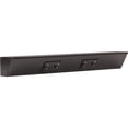 thumbnail image 1 of Task Lighting Tr Series Angle Power Strip 18 Pulgadas 2 Receptáculos Dobles Negro, 1 of 1