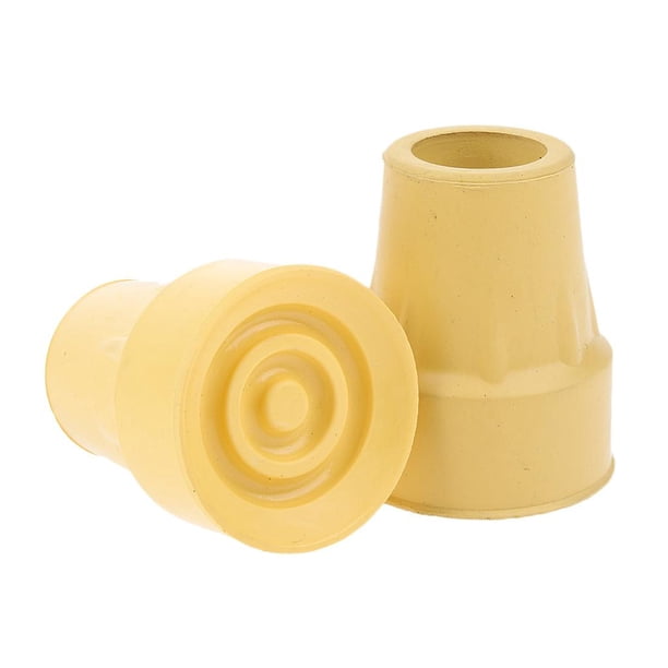 2 Piezas De Goma Antideslizante Muleta Férula De Goma Punta De Repuesto De Caña Almohadilla De 22 Mm Para Pacientes Mayores