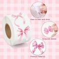 thumbnail image 4 of PEIBang Pink Bows Sticker Roll,Waterproof Bowknot Stickers Aesthetic Decal for Notebooks Crafts Laptop Bottle Envelope Card, 4 of 6