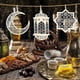 thumbnail image 1 of Wood Decoration EID Craft Moon for Home Desktop Tabletop Hanging Ornament Pendant Middle East Festival Celebration Party Supply, 1 of 5