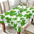 thumbnail image 4 of Coolnut Saint Patrick Clover Shamrock Tablecloth Rectangle Colorful Table Cloth Large Square Table Cover for Dining Kitchen Party 54"x54" Decor Gift, 4 of 7