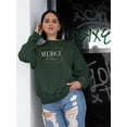 thumbnail image 2 of Merci Young Fashion Sweatshirt Women -Image by Shutterstock, Female Small, 2 of 4
