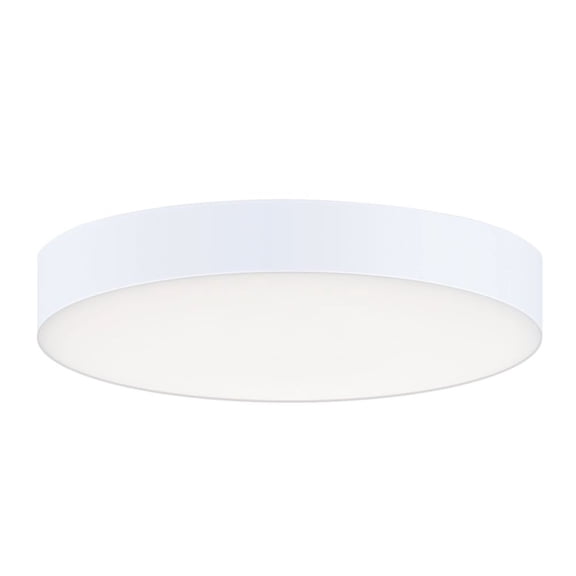 57660WTWT Maxim Lighting Trim-12.5W 1 LED Flush Mount-5 Inches wide by 0.75 inches high-White Finish